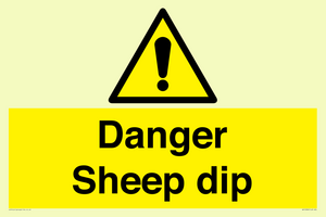 Danger Sheep dip